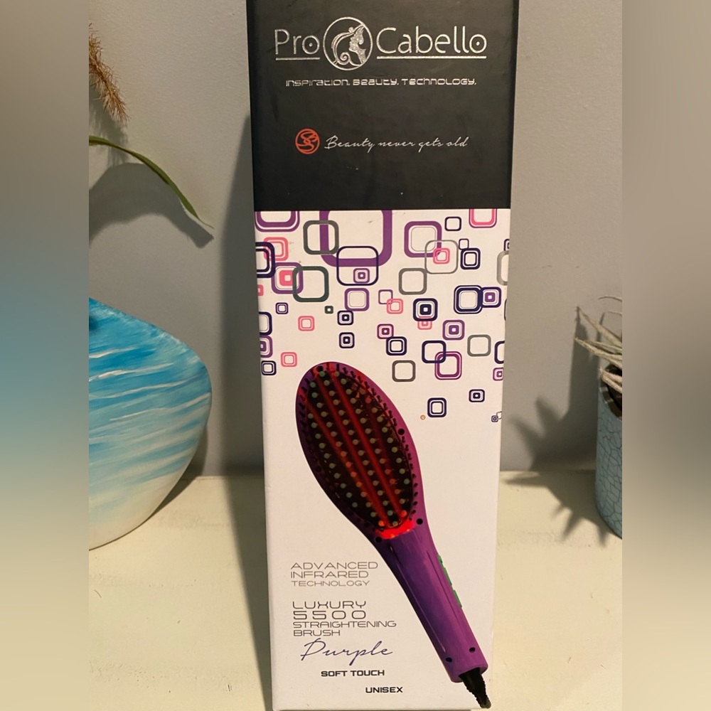 Pro Cabello hair straightening brush - Luxury 5500 advanced infrared technology